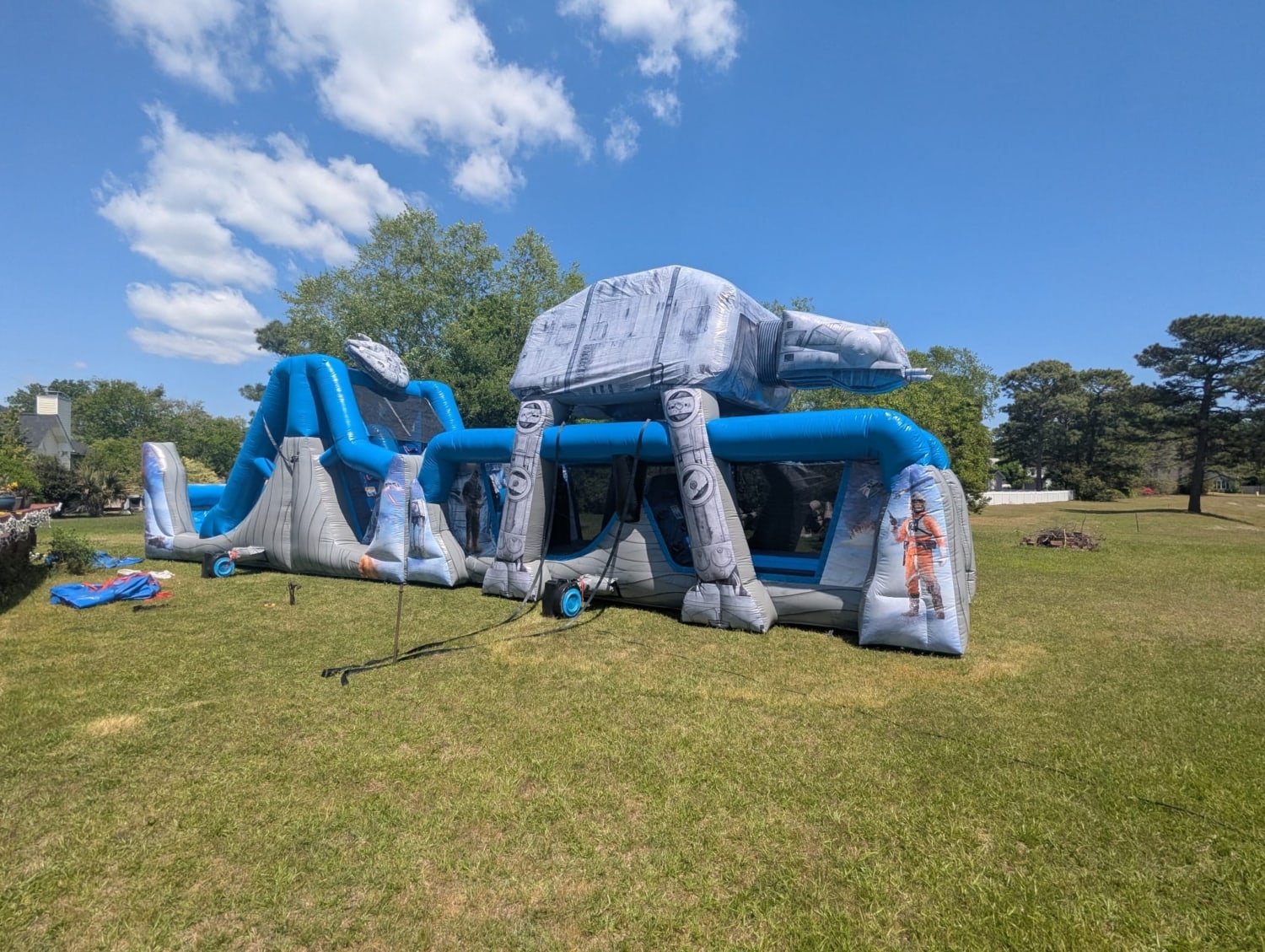 50-Star-Wars-ATAT-Obstacle-Course-Rental-Funtime-Inflatables-NC Wilmington
